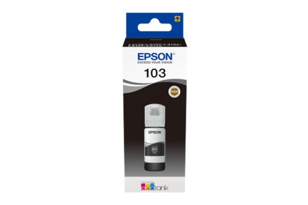 Epson 103 Black Bottle of Dye Ink - 65ml.