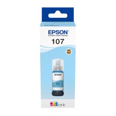 Epson 107 Light Cyan Bottle of Dye Ink - 70ml.