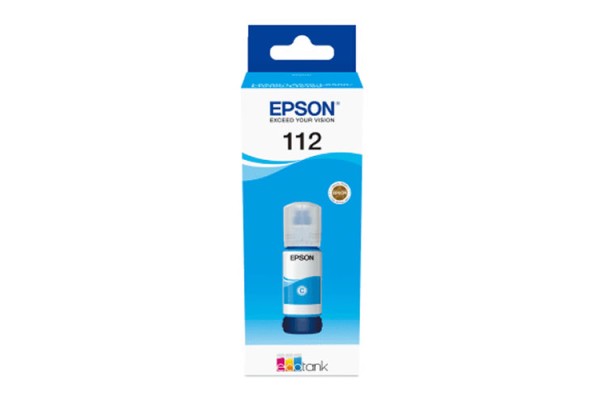 Epson 112 Cyan Bottle of Pigment Ink - 70ml.