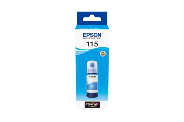 Epson 115 Cyan Bottle of Dye Ink - 70ml.