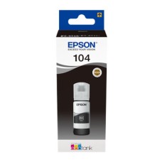 Epson 104 Black Bottle of Dye Ink - 65ml.