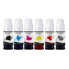 Set of 6 x 70ml Bottle of Splashjet Dye Colours Inks Compatible with Epson 114 & 115 Series Inks.
