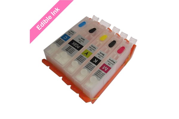 Refillable Edible Ink Cartridge Set for Canon PGI-570 - CLI-571 Cartridges