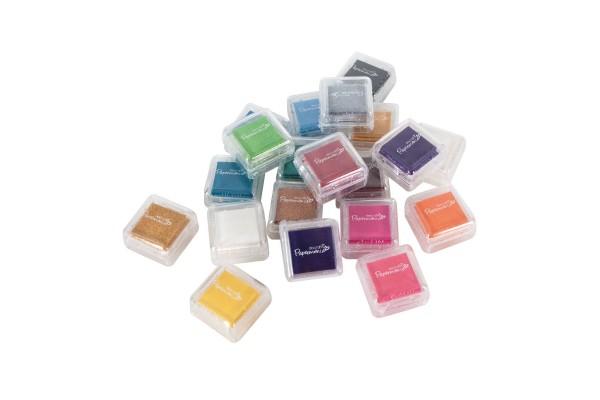 Artiste - Mini Mini Ink Pads Dye (20pk) - Assorted Colours.