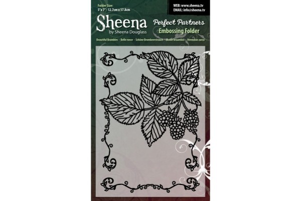 Sheena Douglas Perfect Partners Embossing Folder 5 x 7" - B".
