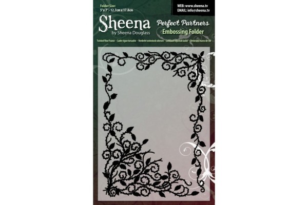 Sheena Douglas Perfect Partners Embossing Folder 5 x 7" - T".