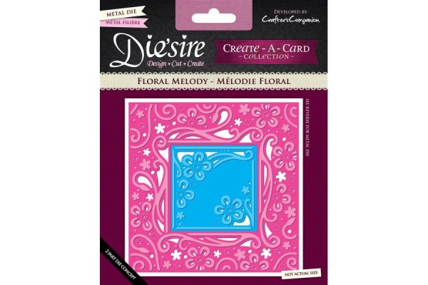 Diesire 'Create a Card' Metal Die - Floral Melody.