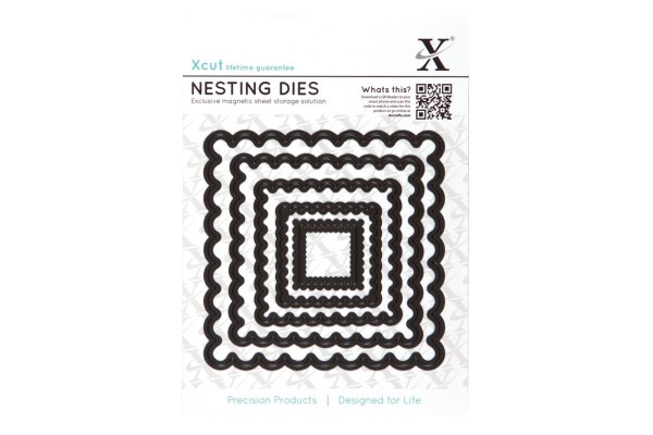Xcut Nesting Dies - Scalloped Square.