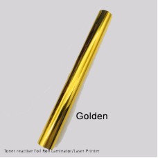 HobbyPrint® Golden Toner Reactive Foil 19cm x 5 Meter. HobbyPrint® Golden Toner Reactive Foil 19cm x 5 Meter.