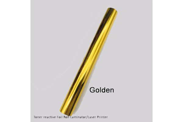 HobbyPrint® Golden Toner Reactive Foil 19cm x 5 Meter.
