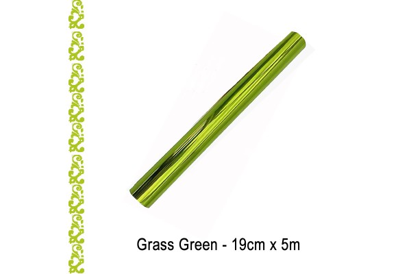 Toner Reactive Foil Roll,19cm x 5 Meter in Grass Green- HobbyPrint®