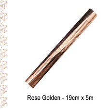 Toner Reactive Foil Roll,19cm x 5 Meter in Rose Golden - HobbyPrint®