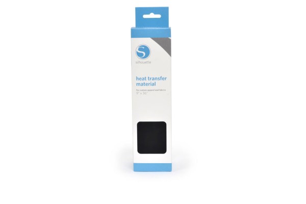 Silhouette Smooth Heat Transfer Material - Black.