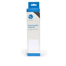 Silhouette Smooth Heat Transfer Material - White.