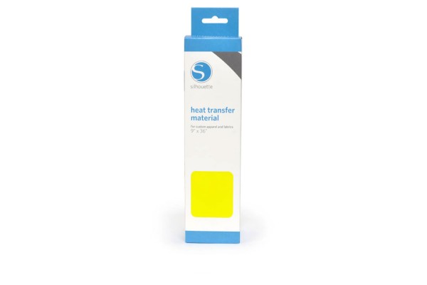Silhouette Smooth Heat Transfer Material - Yellow.