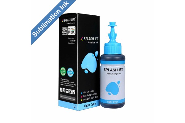 70ml Bottle of Light Cyan Dye Sublimation Ink for Epson EcoTank Printers using 673 Series Inks.