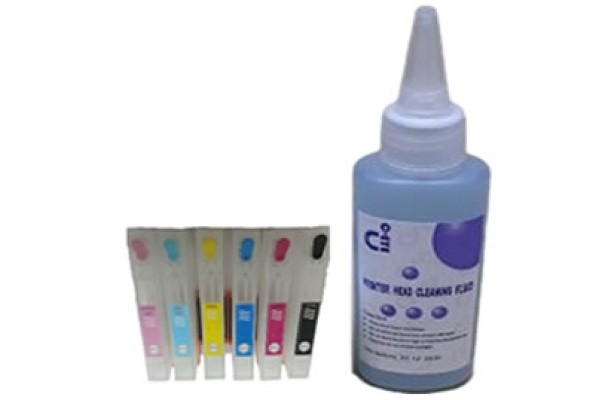 Sublimation Cleaning Cartridge Kit for Printer Models using Epson T2438 Cartridges.