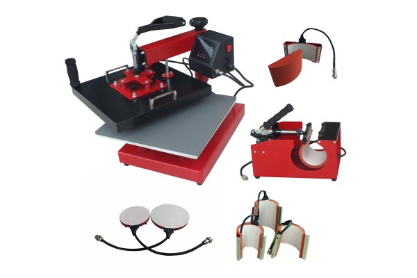 Heat Press - DS-DCH-500 - 38cm x 38cm (15" x 15") Swing Away, 5 in 1 Combo Multi Press