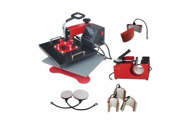 Heat Press - DS-ECH-500 - 38cm x 30cm (15" x 12") Swing Away, 5 in 1 Combo Multi Press