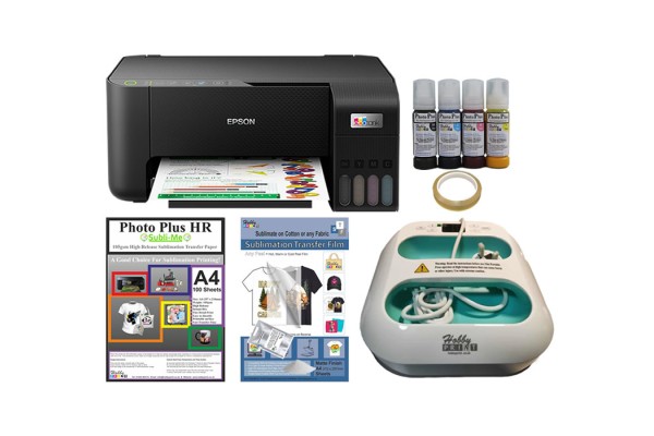 Sublimation Printer Bundle - Ecotank ET-1810 with Handheld Heat Press Sublimation Printer Bundle - Ecotank ET-1810 with Handheld Heat Press