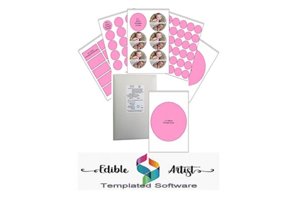 9 x A4 Printable Edible Icing Sheets - Sample Pack of different pre-cut sheets.