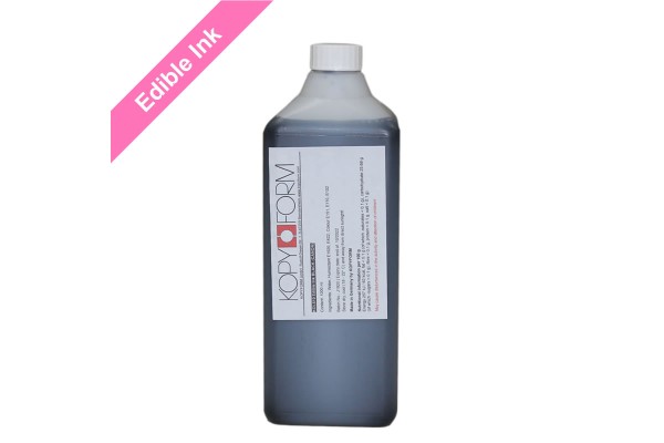 1000ml Bottle of Black Edible Ink for Canon Printers.