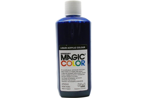 Liquid Acrylic Ink 250ml bottle MC530 - Process Cyan