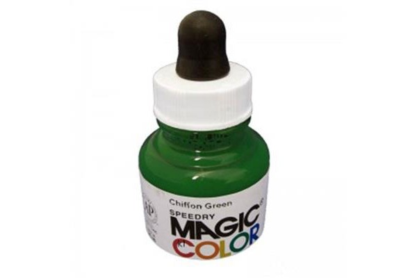 Liquid Acrylic Ink 28ml bottle with pipete MC340 - Chifon Green.
