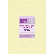 Centura Pearl Luxury A3 Ivory 320gsm Double Sided Card in a 20 sheet Pack by Crafter's Companion