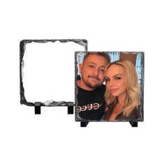 20cm x 20cm Personalised Photo Slate – Gloss or Matte Finish.